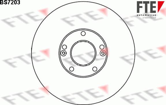 FTE BS7203 - Спирачен диск vvparts.bg