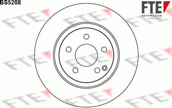 FTE BS5208 - Спирачен диск vvparts.bg