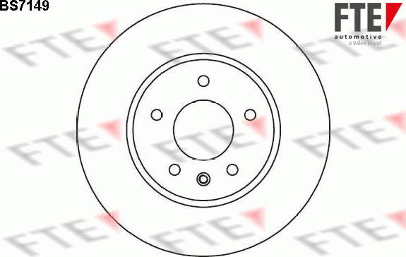 FTE 9071238 - Спирачен диск vvparts.bg