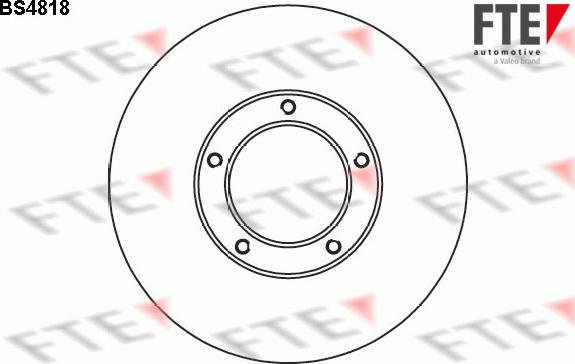 FTE 9072410 - Спирачен диск vvparts.bg