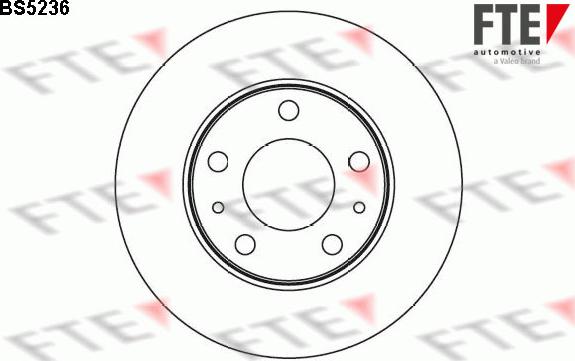 FTE 9072411 - Спирачен диск vvparts.bg