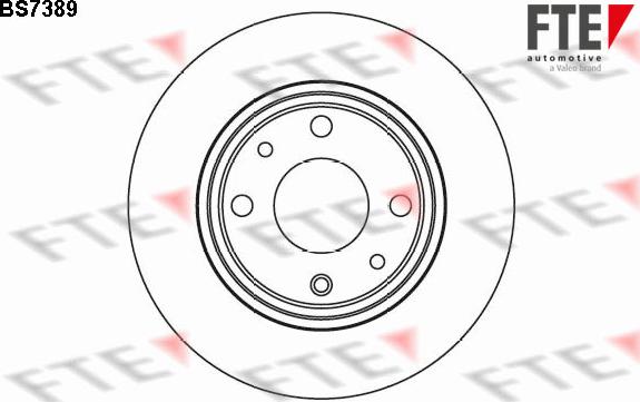 FTE 9072484 - Спирачен диск vvparts.bg