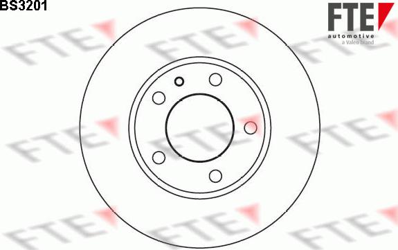 FTE 9072424 - Спирачен диск vvparts.bg