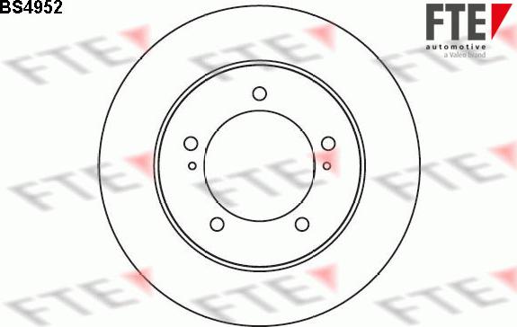 FTE BS4952 - Спирачен диск vvparts.bg