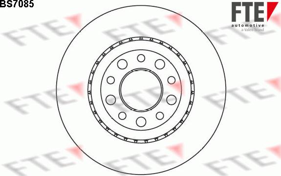 FTE 9072477 - Спирачен диск vvparts.bg