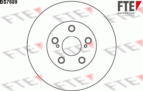 FTE 9072515 - Спирачен диск vvparts.bg