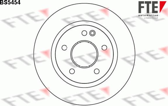 FTE BS5454 - Спирачен диск vvparts.bg