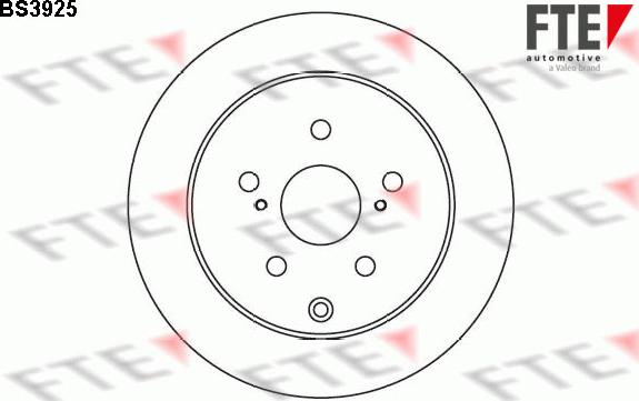 FTE 9072698 - Спирачен диск vvparts.bg