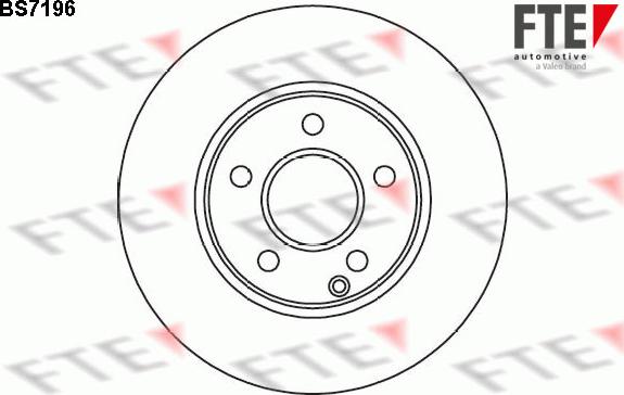 FTE 9072051 - Спирачен диск vvparts.bg