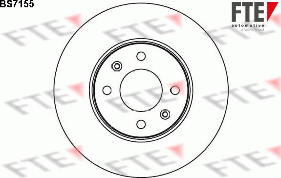 FTE 9072066 - Спирачен диск vvparts.bg