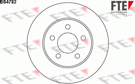 FTE BS4782 - Спирачен диск vvparts.bg