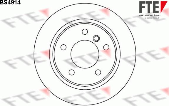 FTE BS4914 - Спирачен диск vvparts.bg