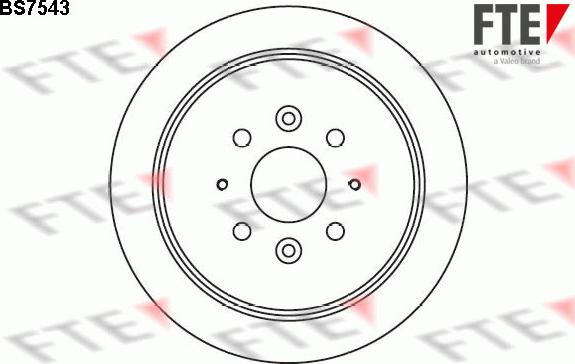 FTE BS7543 - Спирачен диск vvparts.bg