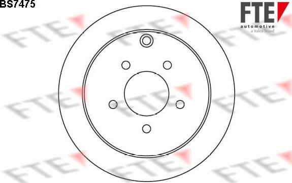 FTE BS7475 - Спирачен диск vvparts.bg