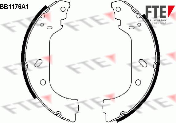 FTE 9100039 - Комплект спирачна челюст vvparts.bg