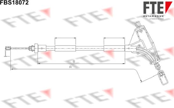 FTE 9250533 - Жило, ръчна спирачка vvparts.bg