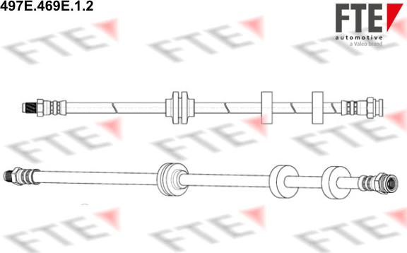 FTE 497E.469E.1.2 - Спирачен маркуч vvparts.bg