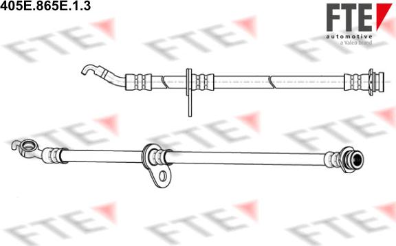 FTE 9240572 - Спирачен маркуч vvparts.bg