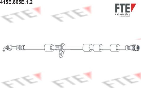 FTE 415E.865E.1.2 - Спирачен маркуч vvparts.bg