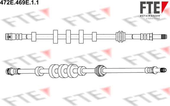 FTE 472E.469E.1.1 - Спирачен маркуч vvparts.bg