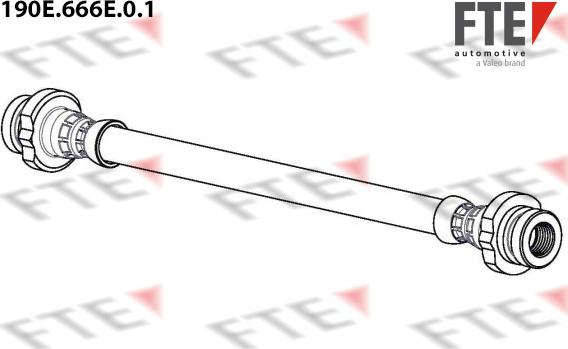 FTE 190E.666E.0.1 - Спирачен маркуч vvparts.bg