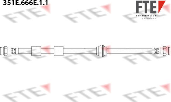 FTE 351E.666E.1.1 - Спирачен маркуч vvparts.bg