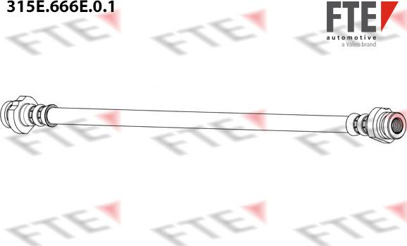 FTE 315E.666E.0.1 - Спирачен маркуч vvparts.bg