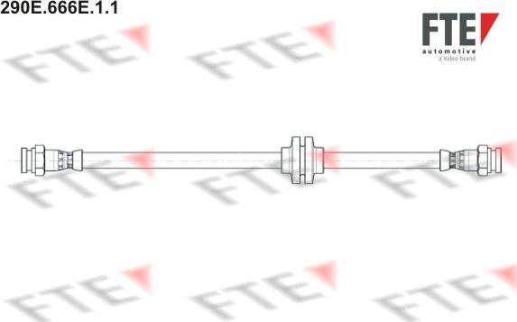 FTE 9240456 - Спирачен маркуч vvparts.bg