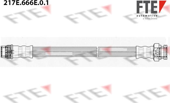 FTE 217E.666E.0.1 - Спирачен маркуч vvparts.bg