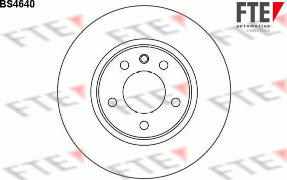 FTE BS4640 - Спирачен диск vvparts.bg