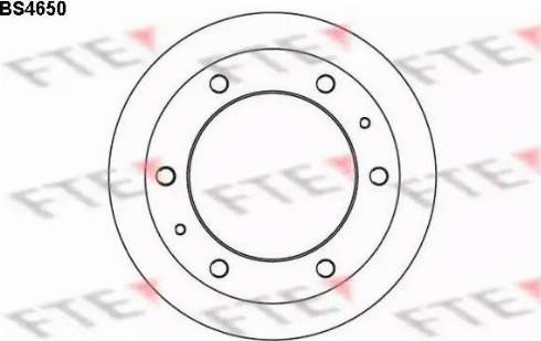 FTE BS4650 - Спирачен диск vvparts.bg