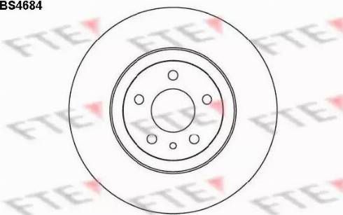 FTE BS4684 - Спирачен диск vvparts.bg