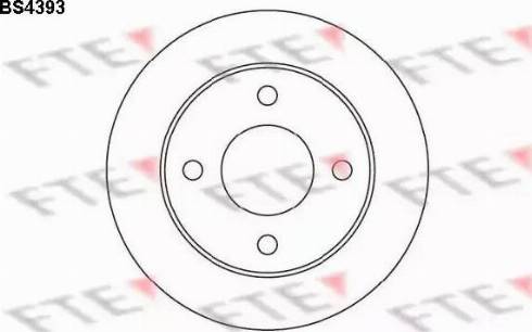 FTE BS4393 - Спирачен диск vvparts.bg