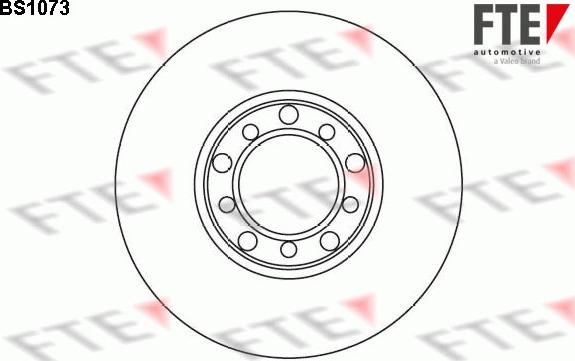 FTE BS1073 - Спирачен диск vvparts.bg