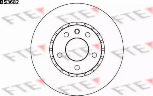 FTE BS3682 - Спирачен диск vvparts.bg
