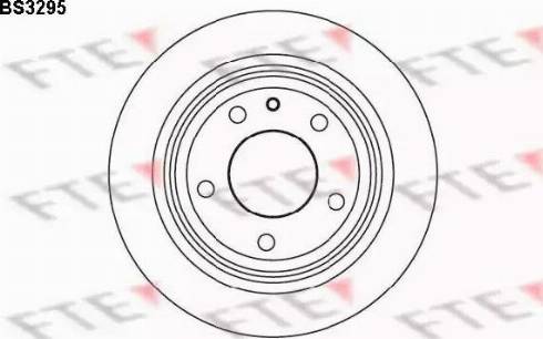 FTE BS3295 - Спирачен диск vvparts.bg