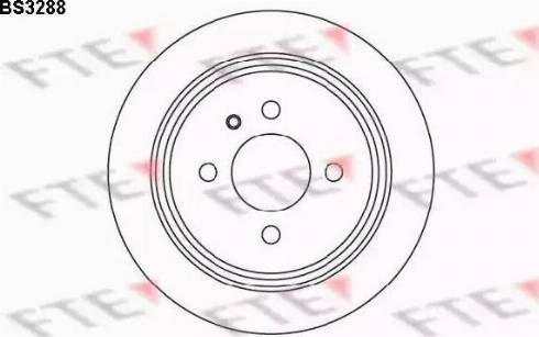 FTE BS3288 - Спирачен диск vvparts.bg