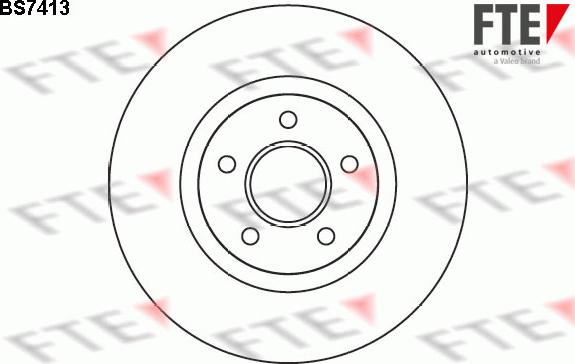 FTE BS7413 - Спирачен диск vvparts.bg