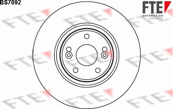 FTE BS7092 - Спирачен диск vvparts.bg