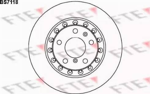 FTE BS7118 - Спирачен диск vvparts.bg