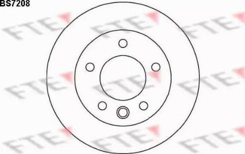 FTE BS7208 - Спирачен диск vvparts.bg