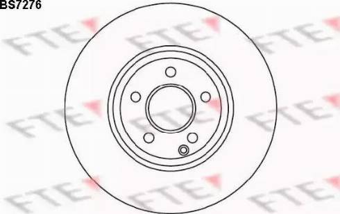 FTE BS7276 - Спирачен диск vvparts.bg