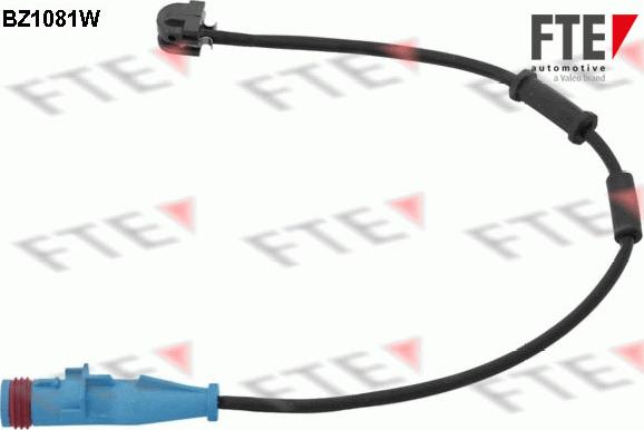 FTE BZ1081W-SET - Предупредителен контактен сензор, износване на накладките vvparts.bg