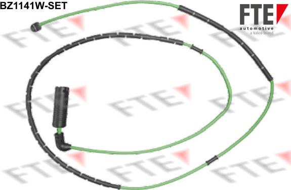 FTE BZ1141W-SET - Предупредителен контактен сензор, износване на накладките vvparts.bg
