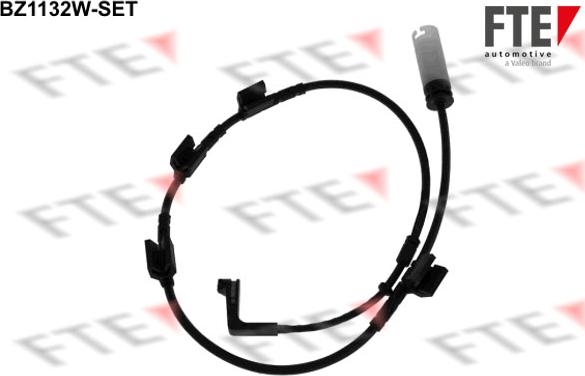 FTE BZ1132W-SET - Предупредителен контактен сензор, износване на накладките vvparts.bg