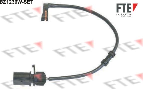 FTE BZ1236W-SET - Предупредителен контактен сензор, износване на накладките vvparts.bg