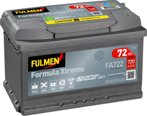 Fulmen FA722 - Стартов акумулатор vvparts.bg