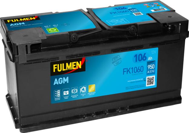 Fulmen FK1060 - Стартов акумулатор vvparts.bg