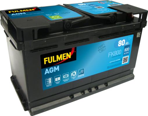 Fulmen FK800 - Стартов акумулатор vvparts.bg