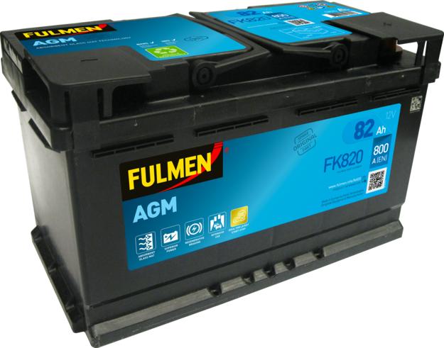 Fulmen FK820 - Стартов акумулатор vvparts.bg